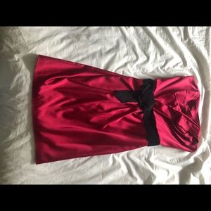 White House, Black Market fuchsia dress